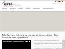 Tablet Screenshot of airfal.com